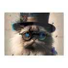 Warren Reed - Designer Ragdoll Cat With Glasses Splashart Chopping Board