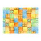 Warren Reed - Designer Baby Watercolour Blanket Pattern Glass Chopping Board