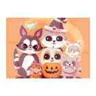Warren Reed - Designer Pets Trick Or Treat Chopping Board