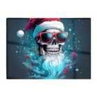Warren Reed - Designer Magical Santa Hat Skull Splashart Chopping Board