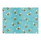 Warren Reed - Designer Hand Drawn Busy Bees Glass Chopping Board