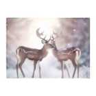 Warren Reed - Designer Reindeer In The Snow Chopping Board