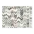 Warren Reed - Designer Hand Drawn Chevron Pattern Glass Chopping Board