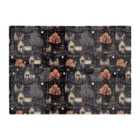 Warren Reed - Designer Spooky Haunted Houses Pattern Glass Chopping Board