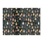 Warren Reed - Designer Boho Inspired Christmas Trees Glass Chopping Board