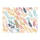 Warren Reed - Designer Colouful Sping Leaves Glass Chopping Board