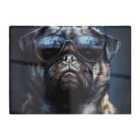 Warren Reed - Designer Cool Pug With Midnight Shades Chopping Board