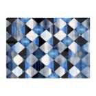 Warren Reed - Designer Square Checkered Pattern Glass Chopping Board