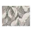 Warren Reed - Designer Grey Floral Leaves Glass Chopping Board