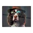 Warren Reed - Designer Springer Spaniel Dog Splashart Chopping Board