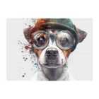 Warren Reed - Designer Jack Russell Terrier Dog Splashart Chopping Board
