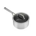 Ninja Foodi ZEROSTICK Stainless Steel 20cm Saucepan with Lid - C60220UK