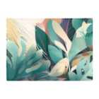 Warren Reed - Designer Abstract Tropical Leaves Glass Chopping Board