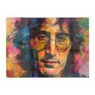Warren Reed - Designer Psychedelic Portrait Of Lennon Chopping Board