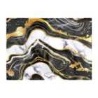 Warren Reed - Designer Black And Gold Marble Effect Chopping Board