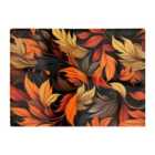 Warren Reed - Designer Autumn Leaves Design Glass Chopping Board