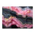 Warren Reed - Designer Pink And Black Marble Effect Chopping Board