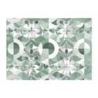 Warren Reed - Designer Geometric Pastel Green Glass Chopping Board