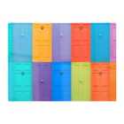 Warren Reed - Designer Colourful English Doors Glass Chopping Board