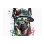 Warren Reed - Designer German Shepherd Splashart Chopping Board