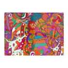 Warren Reed - Designer Mehndi Design Glass Chopping Board