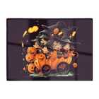 Warren Reed - Designer Magical Pumpkin Carriage Glass Chopping Board