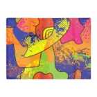 Warren Reed - Designer Bright Abstract Pattern Glass Chopping Board