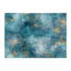 Warren Reed - Designer Gold And Blue Marble Effect Chopping Board