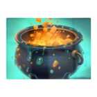 Warren Reed - Designer Bubbling Cauldron Splashart Chopping Board