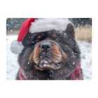 Warren Reed - Designer Christmas Chow Glass Chopping Board