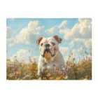 Warren Reed - Designer Bulldog Enjoying A Summer Meadow Chopping Board