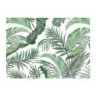 Warren Reed - Designer Trendy Tropical Leaves Glass Chopping Board