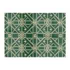 Warren Reed - Designer Green Lattice Design Glass Chopping Board