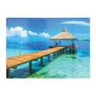 Warren Reed - Designer Maldive Beach Resort Glass Chopping Board