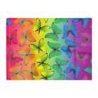 Warren Reed - Designer Multicoloured Butterfly Pattern Glass Chopping Board