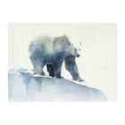 Warren Reed - Designer Polar Bear Watercolour Glass Chopping Board