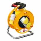 Brennenstuhl 110V Cable Reel - Extra Heavy Duty 2.5Mm Thick Cable - 25 Metre Cable Length - 1131953