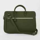 Goodeehoo Balsas Document Laptop Bag - Olive Green