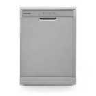 Montpellier 13 Place, 5 Program, Freestanding Dishwaher in Silver