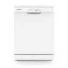 Montpellier 13 Place, 5 Program, Freestanding Dishwasher In White
