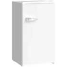 HOMCOM 85L Freestanding Under Counter Fridge with Chiller Box, White