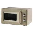Ariete 800W 20L VINTAGE MECHANICAL MICROWAVE CREAM