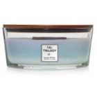 Woodwick Ellipse Calming Retreat Scented Candle Trilogy With Crackling Wick