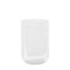 Crossland Grove Lorient Handblown Glass Swirl Vase White 230Mm