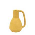 Crossland Grove Pantin Ceramic Vase Mustard H210Mm
