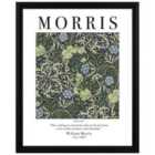 William Morris Seaweed Framed Art 40X50Cms