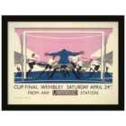 Transport For London Cup Final Wembley, Saturday April 24Th 1928 Framed Art 30X40Cms