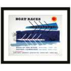 Transport For London Boat Races,1959 Framed Art 40X50Cms