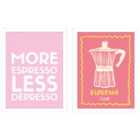 Athene Fritsch Espresso Studio Dolci Set Of 2 Framed Art 30X40Cms