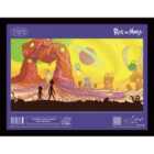 Rick And Morty (classrickcal 100Yrs) Collector Print (framed Plexi)